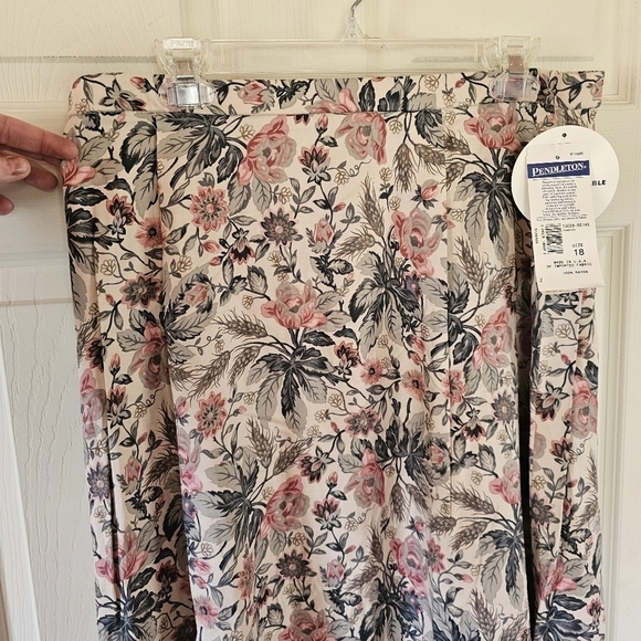 Vintage Pendleton Nwt Floral CottageCore Maxi Skirt Grannycore - Picture 6 of 7